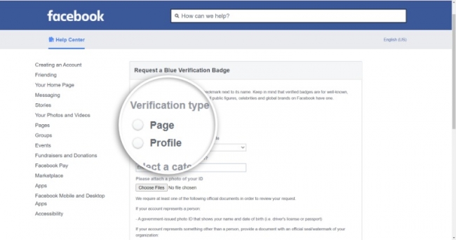 Hướng dẫn cách 'xin' tích xanh Facebook chi tiết 3