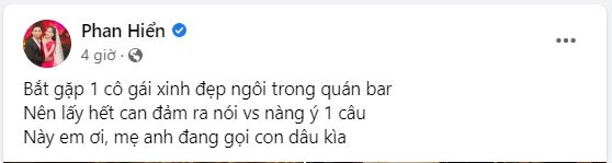 Phan Hiển buông lời mật ngọt với Khánh Thi trước thềm đám cưới: CDM chỉ biết ngưỡng mộ Phan Hiển buông lời mật ngọt với Khánh Thi trước thềm đám cưới: CDM chỉ biết ngưỡng mộ