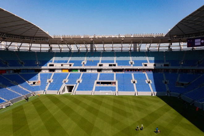 Chiêm ngưỡng sân vận động đặc biệt nhất World Cup 2022 - Ảnh 2 Chiêm ngưỡng sân vận động đặc biệt nhất World Cup 2022 - Ảnh 2