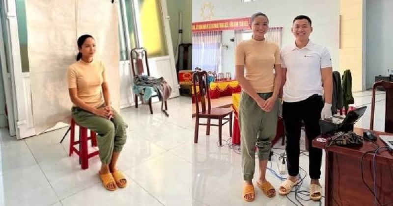 Hoa hậu H'Hen Niê gây tranh cãi khi đeo dép lê, mặc quần xộc xệch đi chụp CCCD