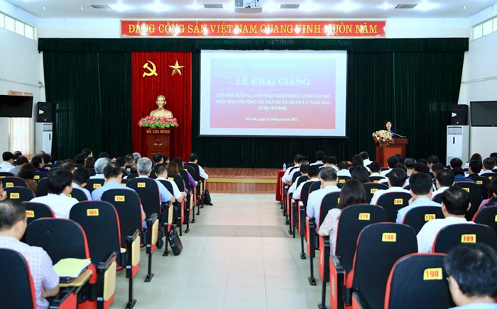Quang cảnh lễ khai giảng Quang cảnh lễ khai giảng
