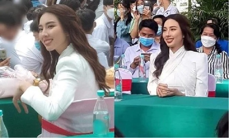 Hoa hậu Thùy Tiên khi bị chụp lén Hoa hậu Thùy Tiên khi bị chụp lén