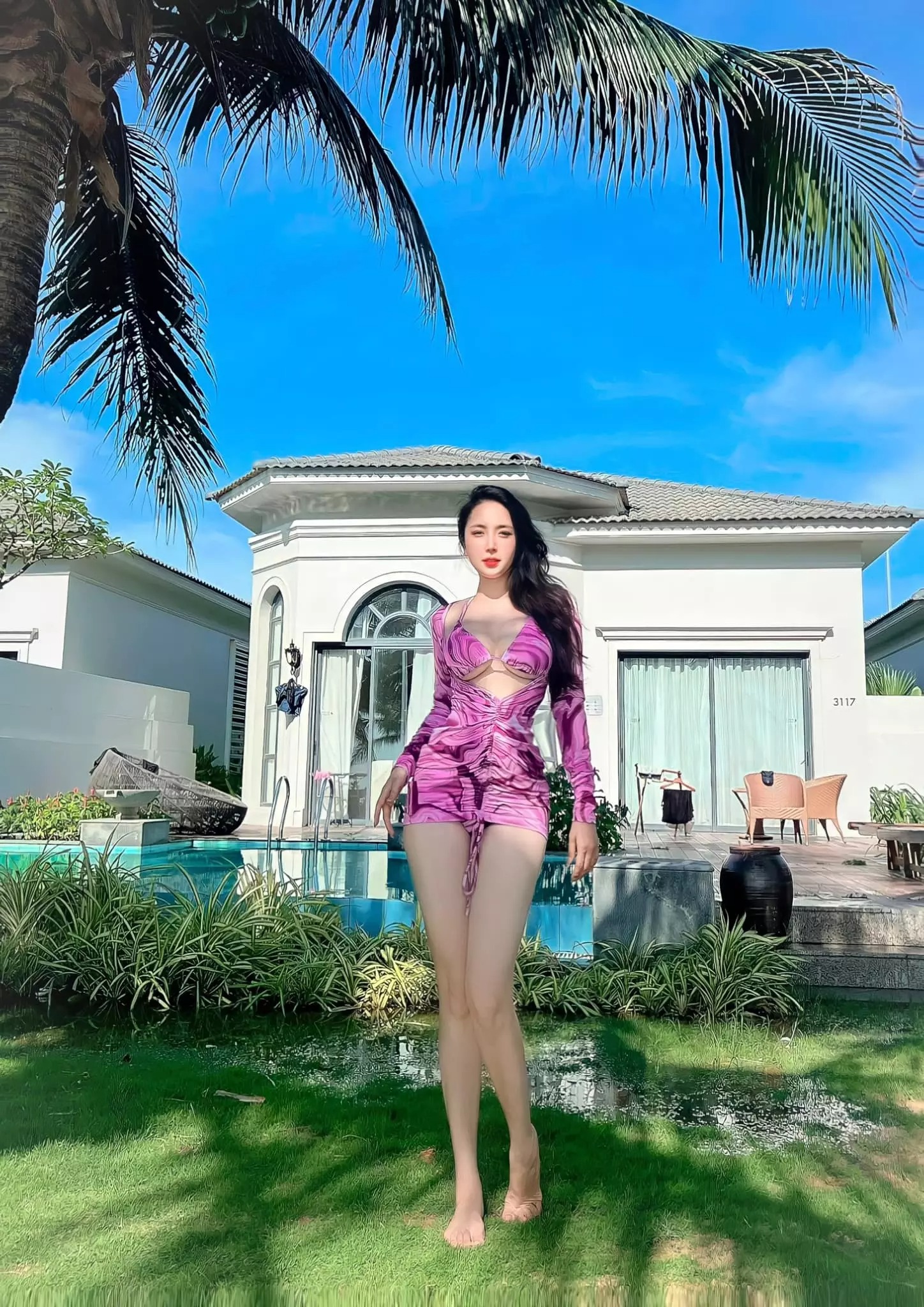 Ngắm body đẹp bức thở của bà xã Khắc Việt, gái 2 con nhưng vẫn 'trông mòn con mắt' - Ảnh 2