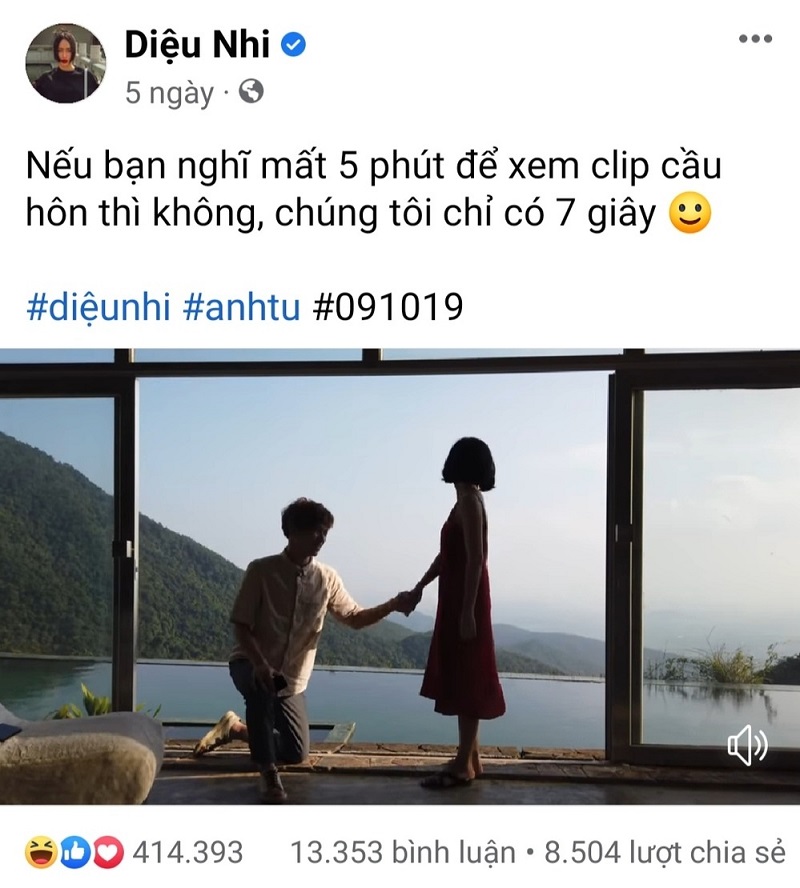Màn cầu hôn đơn giản nhưng chất lượng của Anh Tú Màn cầu hôn đơn giản nhưng chất lượng của Anh Tú