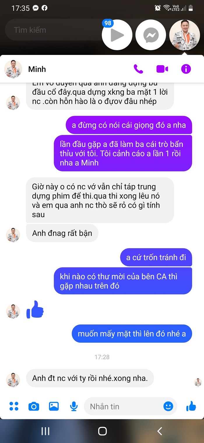 Minh Béo tiếp tục bị tố có hành vi khiếm nhã với đồng nghiệp nam - Ảnh 3 Minh Béo tiếp tục bị tố có hành vi khiếm nhã với đồng nghiệp nam - Ảnh 3