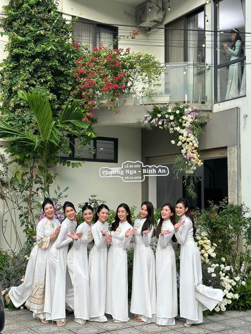 Chùm ảnh đám hỏi Bình An - Phương Nga: Dàn phù dâu phù rể trai tài gái sắc - Ảnh 1