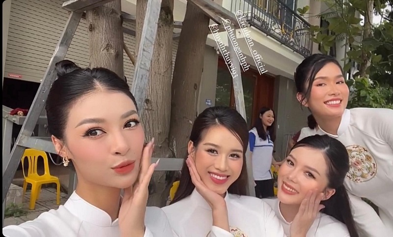 Á hậu Kiều Loan cũng góp mặt trong dàn bê tráp