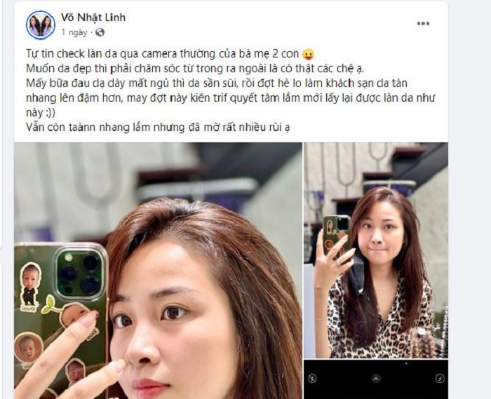 Nhan sắc vợ Phan Văn Đức trong ảnh chụp tự sướng bằng camera thường gây sốt (Ảnh chụp màn hình) Nhan sắc vợ Phan Văn Đức trong ảnh chụp tự sướng bằng camera thường gây sốt (Ảnh chụp màn hình)
