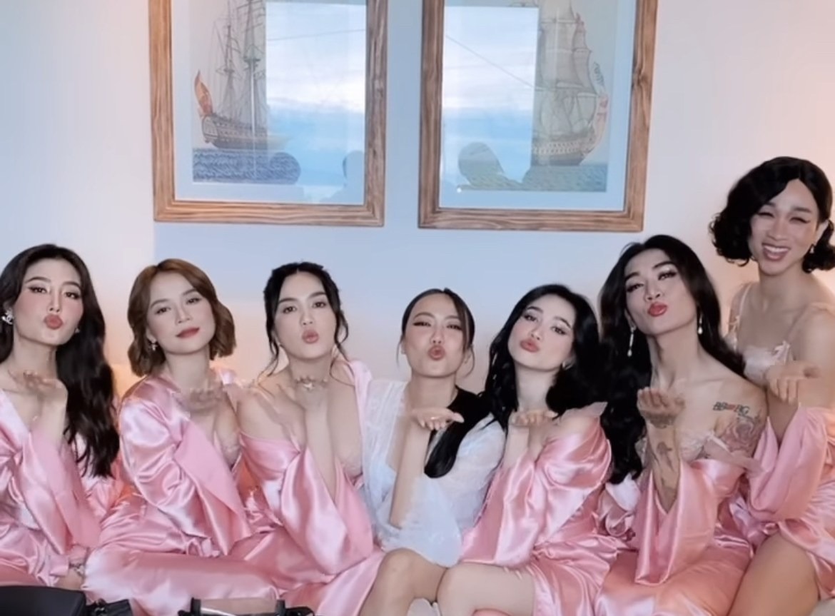 Chùm ảnh dàn phù dâu, phù rể 'chất như nước cất' của Diệu Nhi - Anh Tú - Ảnh 2