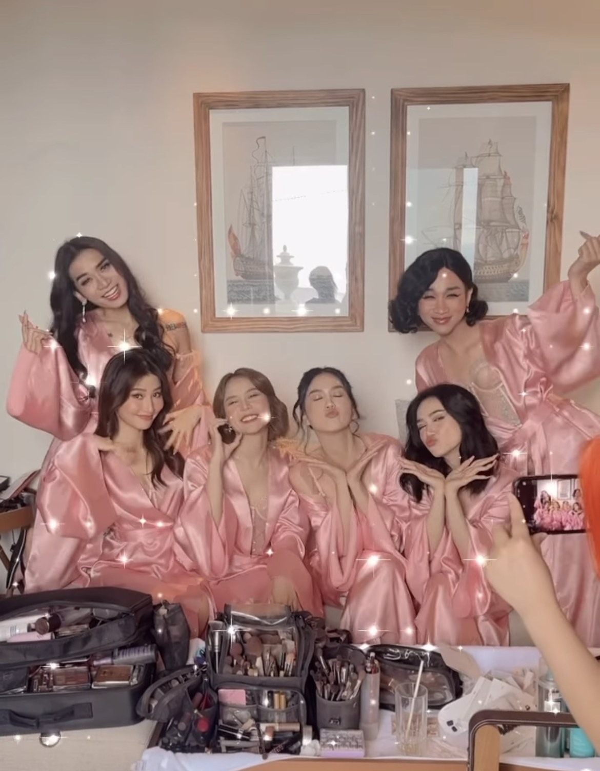 Chùm ảnh dàn phù dâu, phù rể 'chất như nước cất' của Diệu Nhi - Anh Tú - Ảnh 1