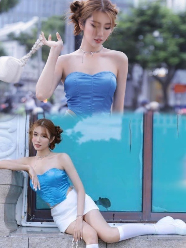Thúy Ngân dù xinh đẹp nhưng thời gian gần đây còn bị đánh giá là quá gầy. Ảnh: Internet Thúy Ngân dù xinh đẹp nhưng thời gian gần đây còn bị đánh giá là quá gầy. Ảnh: Internet