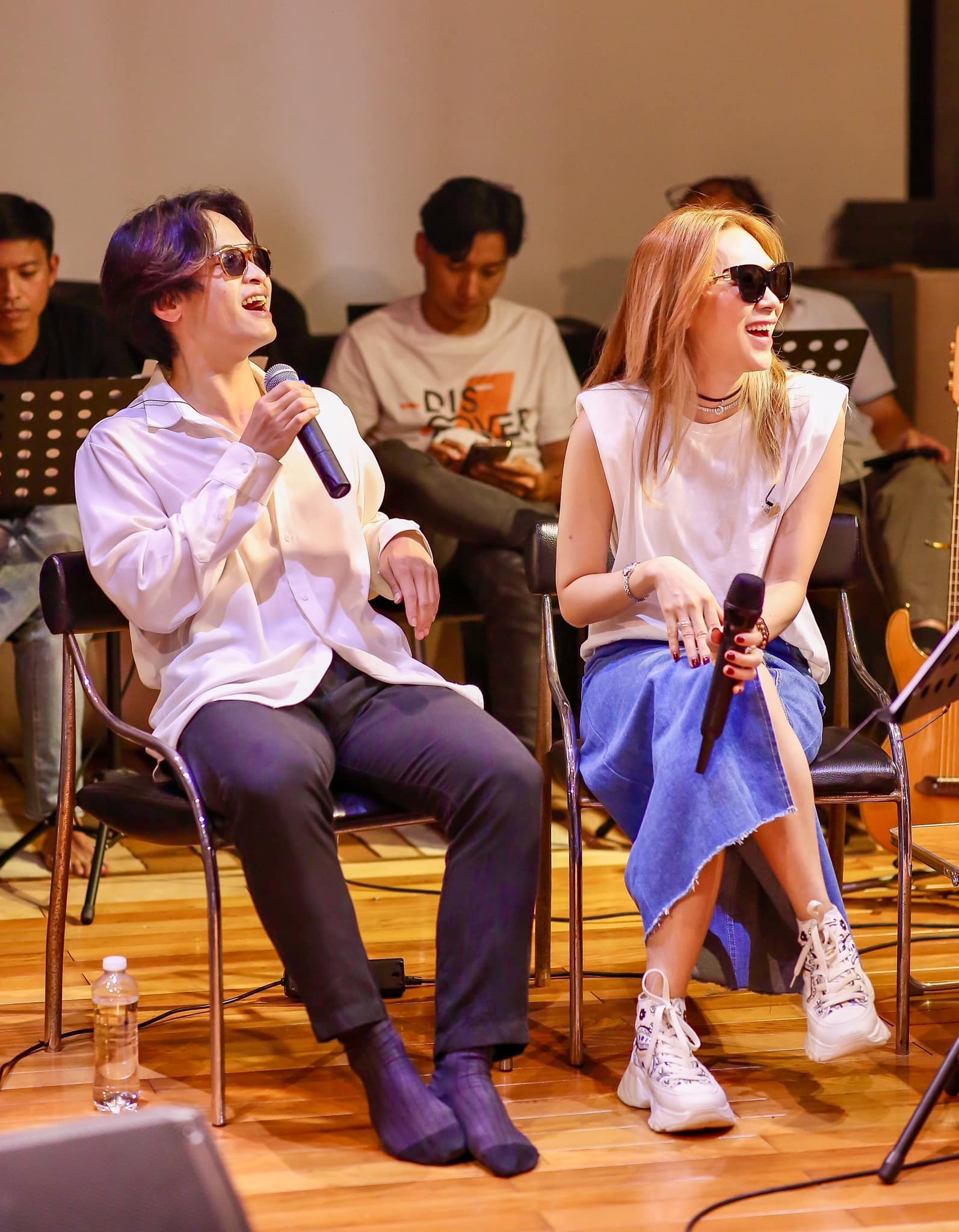 Mỹ Tâm và Hà Anh Tuấn chuẩn 'người tình âm nhạc' ở hậu trường Tri Âm - Ảnh 3