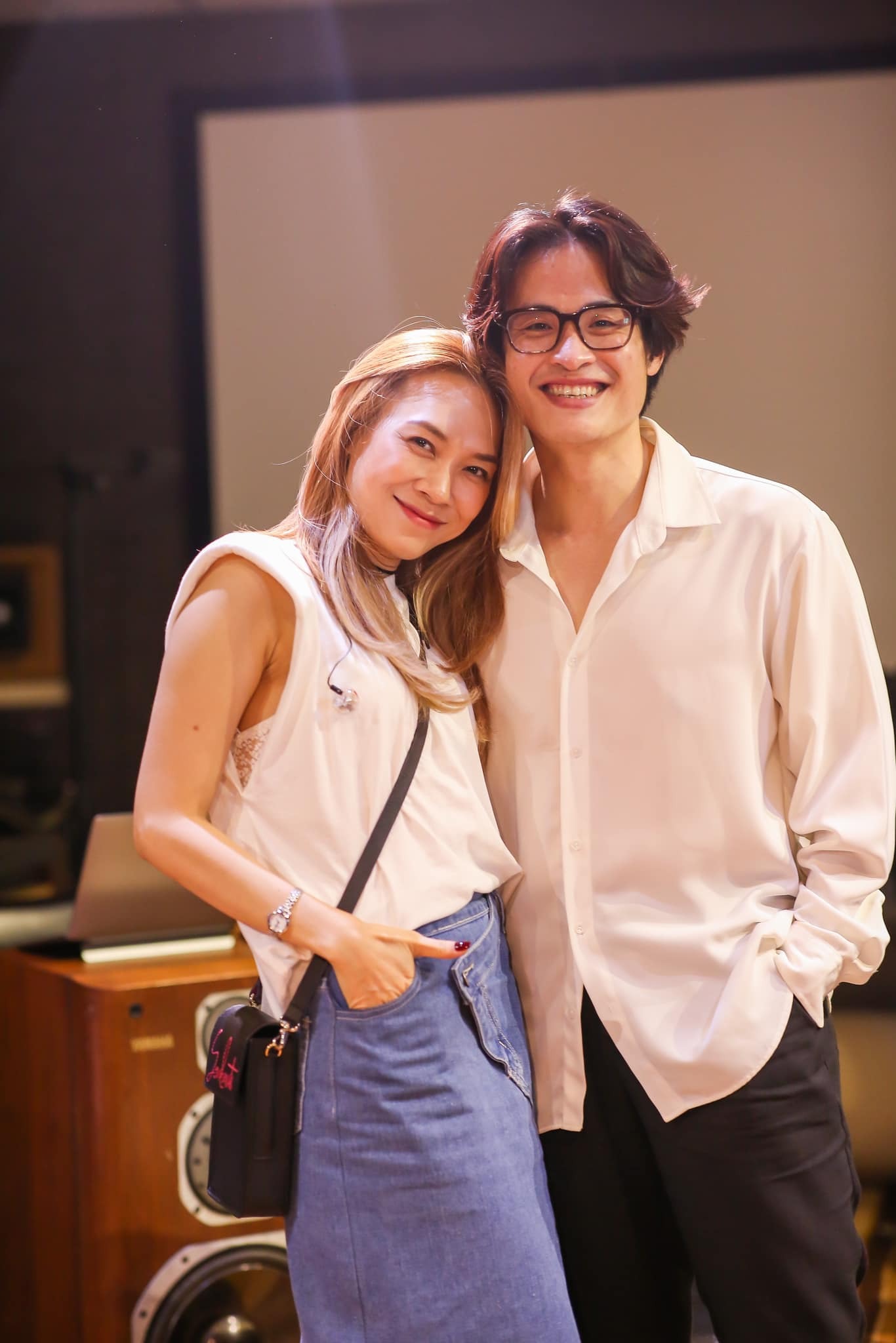 Mỹ Tâm và Hà Anh Tuấn chuẩn 'người tình âm nhạc' ở hậu trường Tri Âm