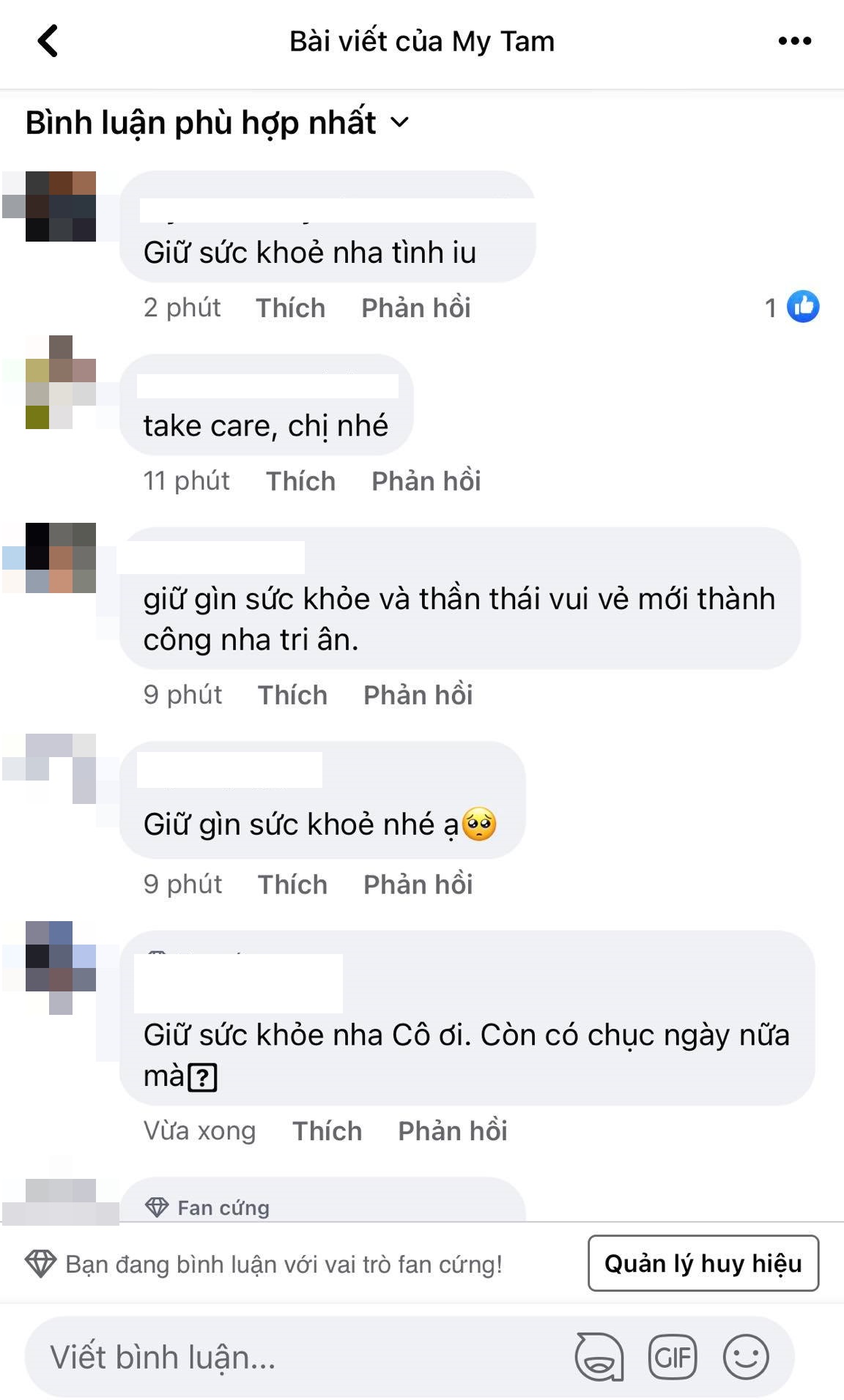 Bình luận của dân mạng