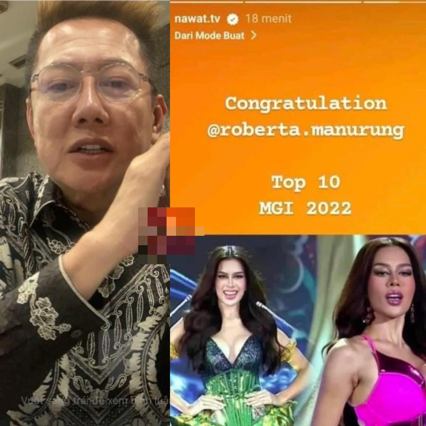 Chủ tịch Nawat đăng chúc mừng Hoa hậu Philippines trở thành Á hậu 5 rồi lại xóa - Ảnh 1