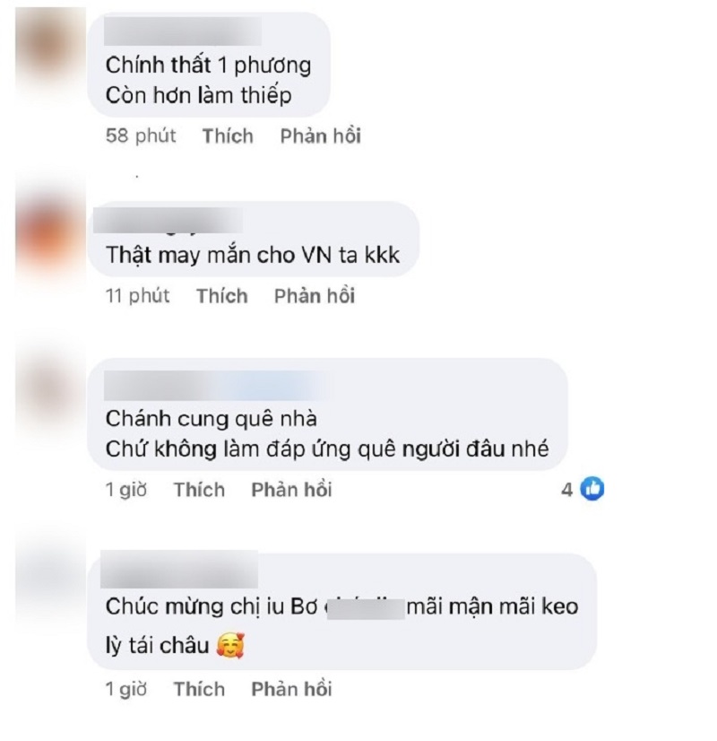 Bình luận của dân mạng