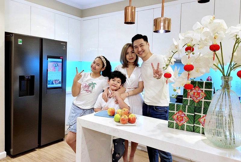 Gia đình nhỏ hạnh phúc của diễn viên Hương Vị Tình Thân Gia đình nhỏ hạnh phúc của diễn viên Hương Vị Tình Thân