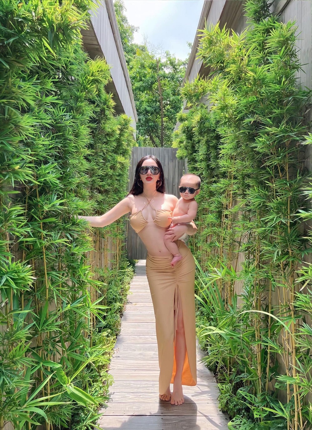 Gia đình nhỏ hạnh phúc của Bảo Thy