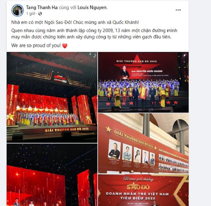 Tăng Thanh Hà bất ngờ báo tin vui hậu kỷ niệm 10 năm ngày cưới Louis Nguyễn Tăng Thanh Hà bất ngờ báo tin vui hậu kỷ niệm 10 năm ngày cưới Louis Nguyễn