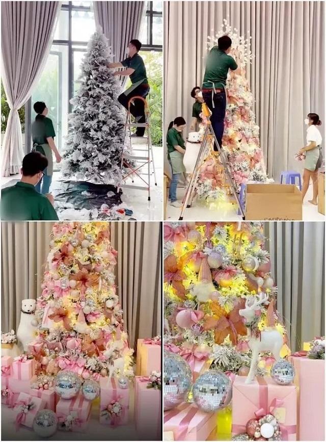 Biệt thự 50 tỷ của Ngọc Trinh trang hoàng Noel chuẩn phong cách 'nữ hoàng nội y' - Ảnh 1 Biệt thự 50 tỷ của Ngọc Trinh trang hoàng Noel chuẩn phong cách 'nữ hoàng nội y' - Ảnh 1