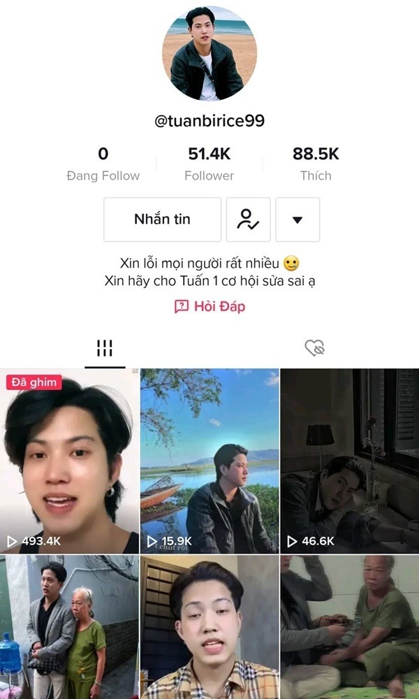 Tài khoản của thanh niên này đã bị khóa vĩnh viễn Tài khoản của thanh niên này đã bị khóa vĩnh viễn