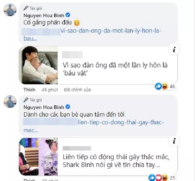Shark Bình chia sẻ link giải thích lý do Shark Bình chia sẻ link giải thích lý do