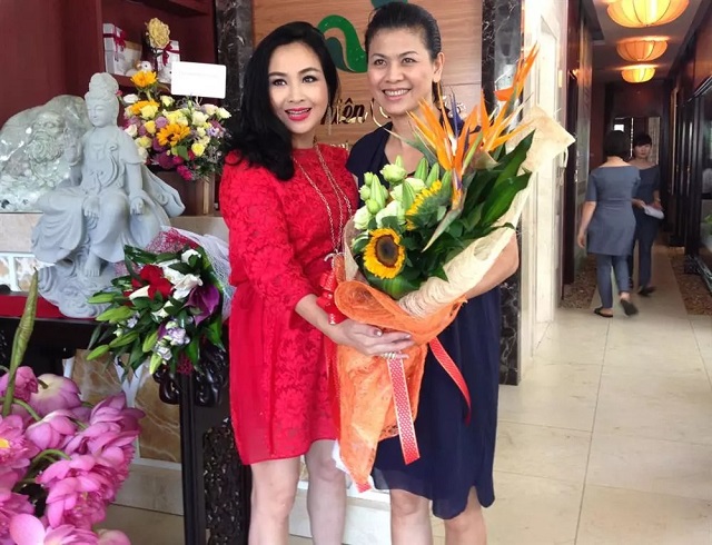 Chị cũng có mối quan hệ tốt đẹp với diva Thanh Lam Chị cũng có mối quan hệ tốt đẹp với diva Thanh Lam