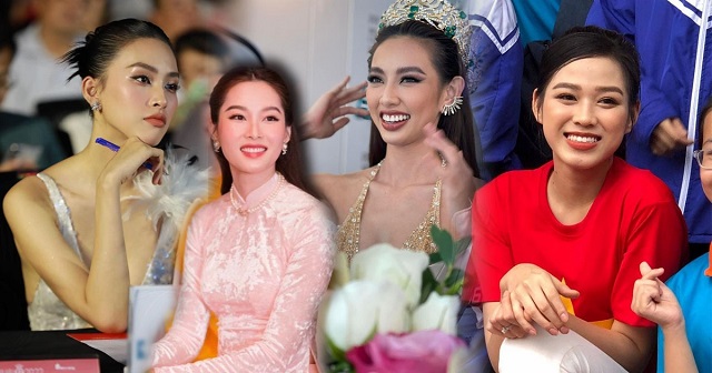 Cùng bị chụp lén, loạt hoa hậu mỗi người một vẻ: Đỗ Hà thuần khiết, Thùy Tiên gây cười