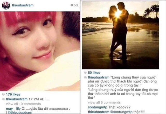 Thiều Bảo Trâm vướng nghi vấn hẹn hò Sơn Tùng suốt 8 năm Thiều Bảo Trâm vướng nghi vấn hẹn hò Sơn Tùng suốt 8 năm
