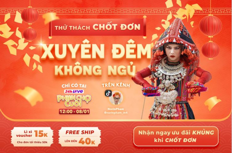 Nhiều mặt hàng mỹ phẩm, thời trang, đời sống,... cùng “kho” mã giảm giá hấp dẫn để người dùng nhanh chóng mua sắm và nhận hàng trước trước Tết