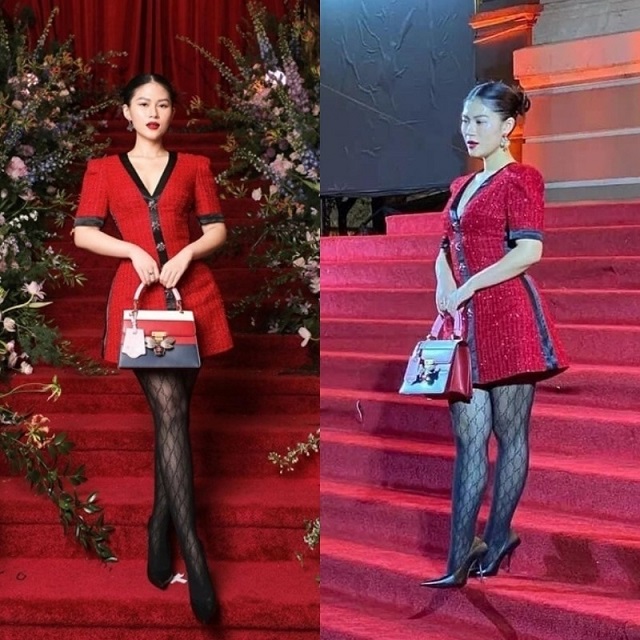 Ngọc Thanh Tâm lộ thân hình đô con như Angela Phương Trinh dù dát lên người cả tá đồ hiệu - Ảnh 2 Ngọc Thanh Tâm lộ thân hình đô con như Angela Phương Trinh dù dát lên người cả tá đồ hiệu - Ảnh 2