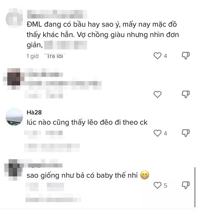 Cũng có ý kiến khẳng định nàng hậu có bầu Cũng có ý kiến khẳng định nàng hậu có bầu