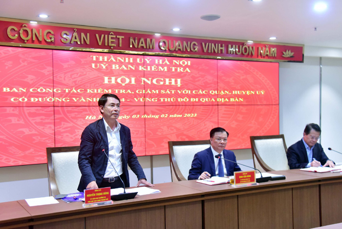 Phó Chủ tịch UBND Thành phố Nguyễn Trọng Đông phát biểu tại Hội nghị Phó Chủ tịch UBND Thành phố Nguyễn Trọng Đông phát biểu tại Hội nghị