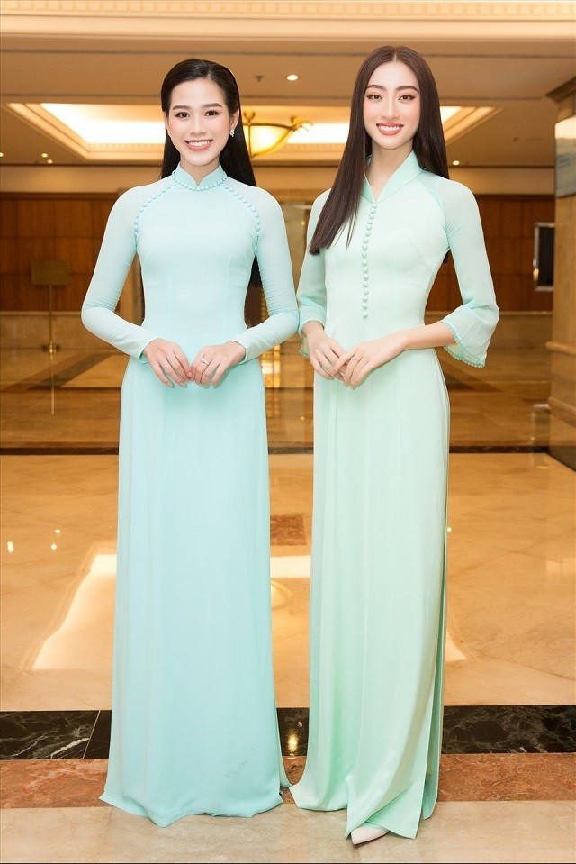 Đỗ Thị Hà hậu kết thúc nhiệm kỳ bị trách thiếu chuyên nghiệp với Lương Thùy Linh - Ảnh 1