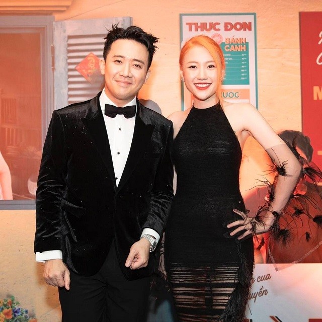 Uyển Ân bên anh trai Trấn Thành