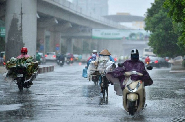 Bắc Bộ nhiệt độ tăng lên trước khi đón mưa dông diện rộng Bắc Bộ nhiệt độ tăng lên trước khi đón mưa dông diện rộng