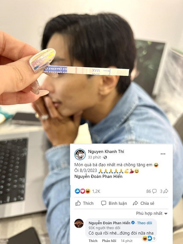 Khánh Thi thông báo được chồng tặng quà 8/3 cực bá đạo, chính thứ lên chức mẹ tuổi 40 