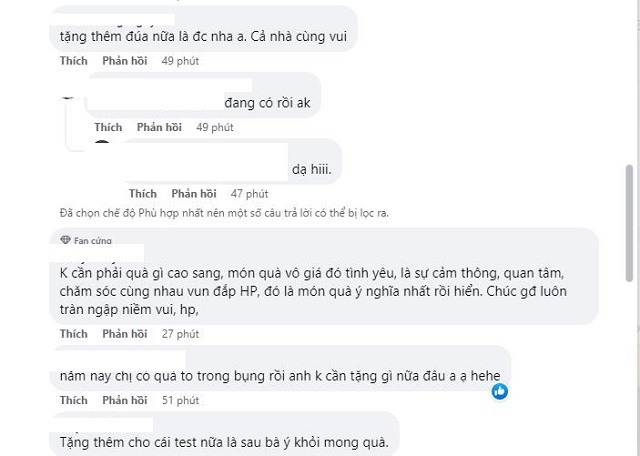 Dù đã có tin vui, CDM mạng vẫn mong Phan Hiển tặng vợ thêm đứa con Dù đã có tin vui, CDM mạng vẫn mong Phan Hiển tặng vợ thêm đứa con