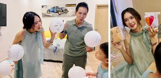 Vợ chồng Minh Hà Lý Hải hạnh phúc đón tuổi mới bên các con Vợ chồng Minh Hà Lý Hải hạnh phúc đón tuổi mới bên các con