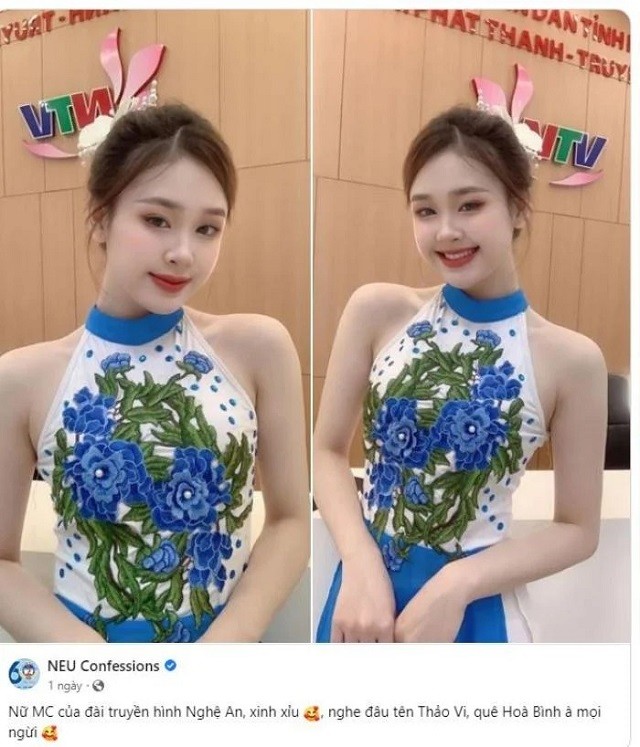Nữ MC đài tỉnh bất ngờ gây sốt mạng với nhan sắc trắng phát sáng, xinh như hot girl Nữ MC đài tỉnh bất ngờ gây sốt mạng với nhan sắc trắng phát sáng, xinh như hot girl