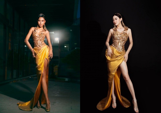 Đây cũng là trang phục Lương Thùy Linh từng mặc Đây cũng là trang phục Lương Thùy Linh từng mặc