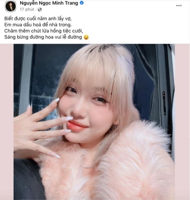 Lương Minh Trang khiến tin đồn đi xa Lương Minh Trang khiến tin đồn đi xa