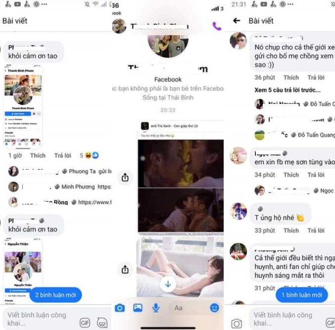Một hành động 'trả đũa' quá giới hạn của antifan với quyết tâm không buông tha cho Hải Tú vô tình làm tổn thương đến bố mẹ Sơn Tùng. Ảnh internet Một hành động 'trả đũa' quá giới hạn của antifan với quyết tâm không buông tha cho Hải Tú vô tình làm tổn thương đến bố mẹ Sơn Tùng. Ảnh internet