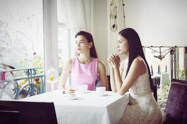 Lần hiếm hoi Hồ Ngọc Hà và Ngô Thanh Vân hợp tác cùng nhau trước khi 'cạch mặt'. Ảnh internet