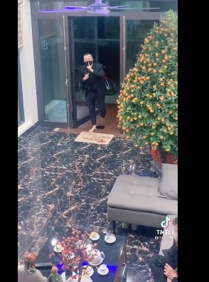 Vũ Khắc Tiệp về quê đón Tết cùng gia đình. Ảnh internet