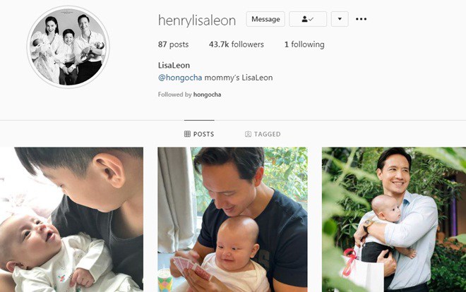 Và hiện tại đổi thành henrylisaleon. Ảnh internet