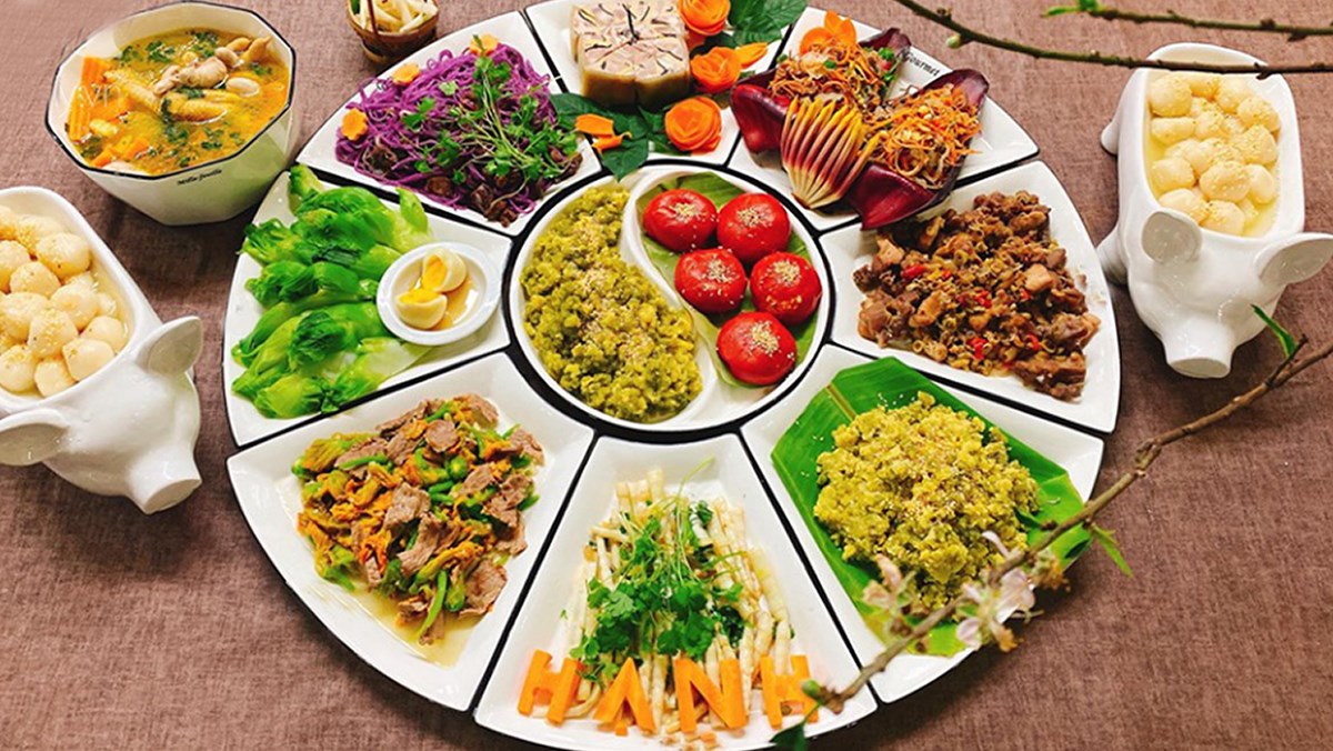 Mâm cỗ cúng Rằm tháng Giêng 2021 đầy đủ nhất cầu một năm tốt lành. Ảnh minh họa, internet