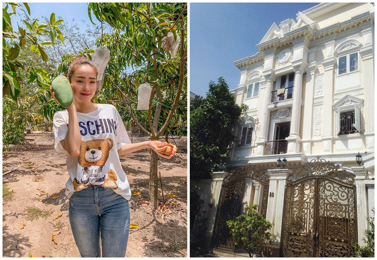 Căn biệt thự hoành tráng của Minh Hằng. Ảnh internet