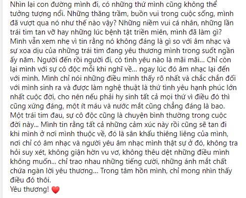 Mỹ Tâm lên tiếng sau khi rộ tin yêu Mai Tài Phến. Ảnh FBNV Mỹ Tâm lên tiếng sau khi rộ tin yêu Mai Tài Phến. Ảnh FBNV