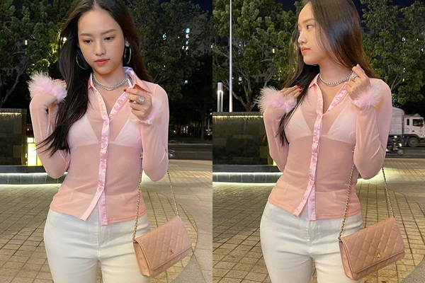 Cư dân mạng ngán ngẩm trước phong cách thời trang của Thúy Vi. Ảnh internet Cư dân mạng ngán ngẩm trước phong cách thời trang của Thúy Vi. Ảnh internet